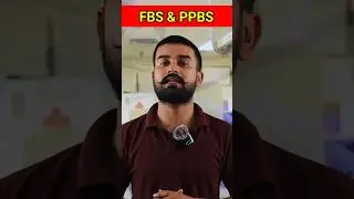 FBS PPBS  Test process  || Blood Glucose Tests Explained #diabetes #sugar #fasting #diabetic #blood