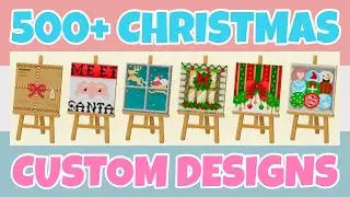 Best 500+ Christmas Custom Designs In Animal Crossing New Horizons (Design ID Codes)