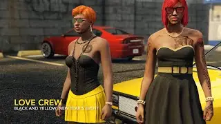 LOVE CREW BLACK AND YELLOW EVENT