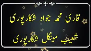 Muhammad Jawad Shikarpuri I جی لمہ کیو امر سکوانا سیخاکن I #BrahviNaats #BrahviNaat2021