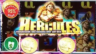 Hercules slot machine, 95% payback, bonus