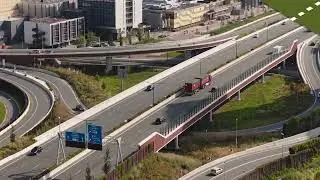 Eindresultaat Aanpak Ring Zuid Groningen: deelgebied West (drone)