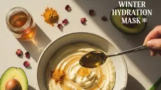 Instant Winter Glow | DIY Hydrating Face Pack | Honey + Malai + Haldi