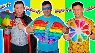 Кто сделает круче POP IT и SIMPLE DIMPLE  в школе БРАВЛ СТАРС и в реальной жизни ?