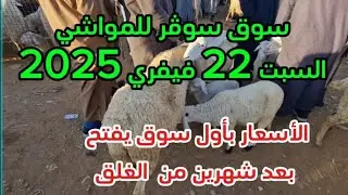 أسعار المواشي من سوق   سوڤر  بولاية تيارت 22 فيفري 2026