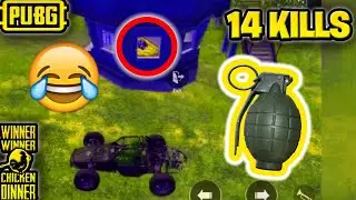 PUBG Mobile - Final Kill By Grenade - 14 Kills - Awesome Gameplay - Super Kaam