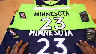 Реплика футболок Minnesota Timberwolves #23 Джимми Батлер NikeConnect