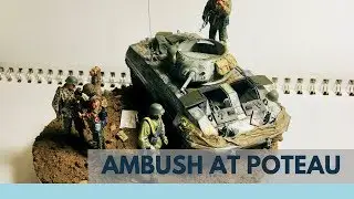 1: 35 Ambush at Poteau Diorama Build