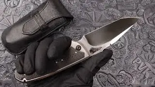 Matt Diskin Revolution Scale Release/Dual Action Mirror Tanto - Titanium W/Carbon Fiber Inlays