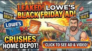 Информация о &laquo;Чёрной пятнице&raquo; от Lowe's попала в сеть! (У Home Depot проблемы)