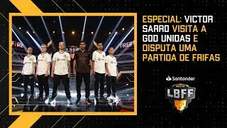 LBFF: VICTOR SARRO VISITA A CASA DA GOD UNIDAS E JOGA UM FRIFAS!