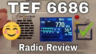 Обзор портативного стереорадио TEF 6686 LW/MW/SW/FM с поддержкой RDS