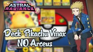 Deck Pikachu Vmax NO Arceus Astral Radiance (Pokemon TCG) / Sigue estando bonis la rata
