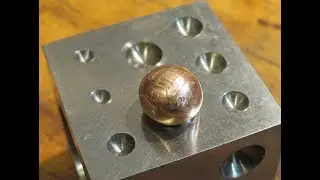 How to solder two coins into a ball.