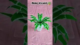 Mini Plant DIY 🌱|#miniplant #miniature #papercrafts #shorts