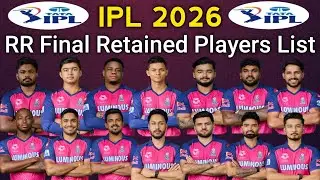 IPL 2026 | RR Retain Players List | Rajasthan Royals Retain Players For IPL 2026