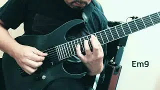 DAWREUS // Ejercicios Guitarra // Estudio Arpegios con extensiones 7ma y 9ena 5/8
