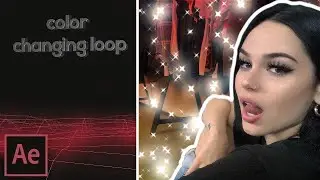 color changing loop | after effects