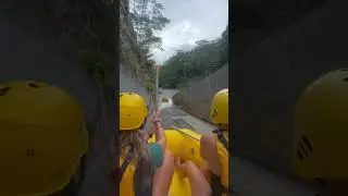 Group Water Rafting Together