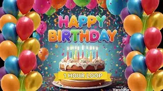 Happy Birthday SONG 1 Hour Nonstop |Edit with Varghese| Best Happy Birthday Music Loop video|