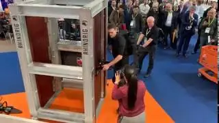 Live demonstration of the Holmatro Door Blaster at Milipol 2019