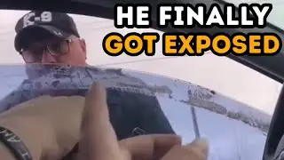 Полицейский месяцами преследовал одну и ту же семью, но на этот раз его поймали с поличным.