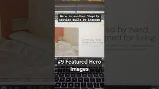 #9 Featured Hero Images #Shopify #Section