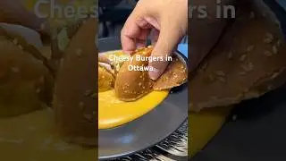 Cheesy halal burgers in Ottawa #halalfood #ottawa #burgers