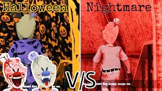 Ice Scream 5 nightmare Mod VS Halloween Mod