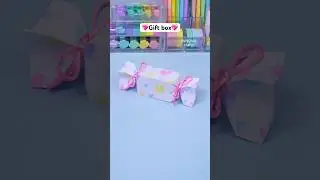 Cute gift box idea 💖 DIY Paper craft 💖 Paper gift box #diy #craft #handmade #art #papercraft