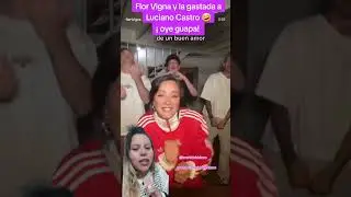 La venganza de Flor vigna se burlo, de Luciano Castro &iexcl;oye guapa! 🤣🙄 que la vara nunca este baja 🤣😃