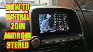 HOW TO INSTALL  2DIN ANDROID CAR STEREO ON HONDA CRV