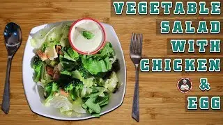 Best Home Made Healthy Vegetables With Chicken And Egg Salad || INFINITE Glamour & Gourmet