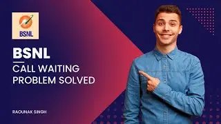 BSNL Call waiting problem solution | Raounak Singh