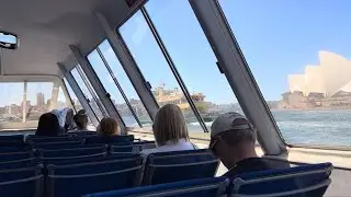 Sydney: On ferry ride to Cockatoo Island. Sydney Opera House and other views on the waters