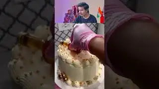 Alcohol bottle cake