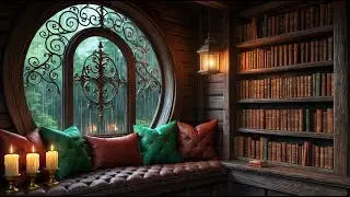 Quiet Window Ambience | Ironleaf Window Refuge | Cozy Rain Days