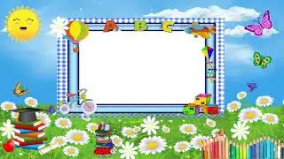 School Classroom - Free Cartoon Background Loop  - Virtual/Online Classroom [FREE USE]