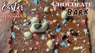 Easter Chocolate Bark | Quick and Easy No Bake Treat Easter Recipe | DIY Easter Chocolate Bark