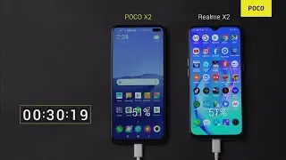 Charging speed test Poco X2 vs Realme X2