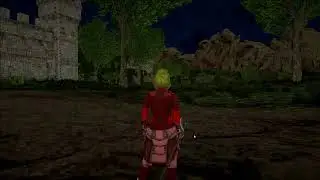 Project Gorgon Game footage environment 4, no UI, Serbule, Eltibule Keep, Serbule Hills