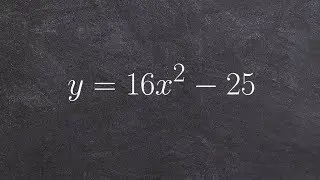 Using the square root method to solve a quadratic equation