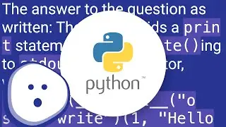 How can this code print Hello World without any print statement