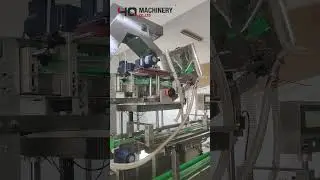 auto cap sorter elevator for trigger sprayer USA #cappingmachine #equipment #manufacturing