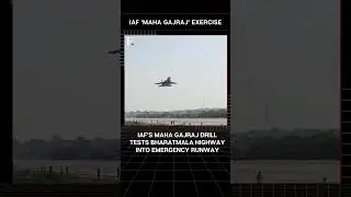 #FirstpostNews: IAF&rsquo;s Maha Gajraj Drill Tests Bharatmala Highway into Emergency Runway | N18G