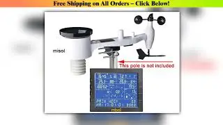 MISOL / Wireless weather station connect to WiFi, upload data to web (wunderground) Wholesale Best