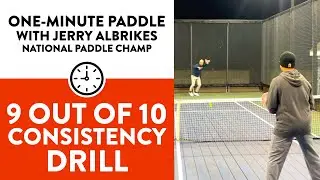 One Minute Paddle — 9 out of 10 Consistency Drill