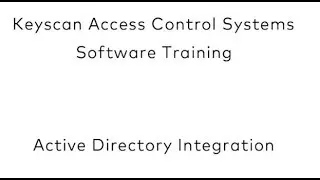Keyscan Aurora &mdash; Active Directory