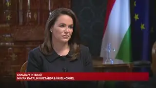 Exkluzív interjú Novák Katalin köztársasági elnökkel