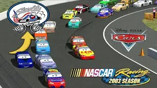 Lightning McQueen & the Disney Pixar Cars Gang Racing at Silver City Speedway!!! (TV View) (NR2003)